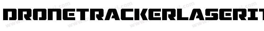 DroneTrackerLaserItalic-v6G7字体转换