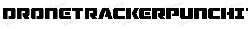DroneTrackerPunchItalic-PBlx字体转换