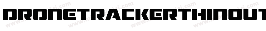 DroneTrackerThinOutline-gOeP字体转换