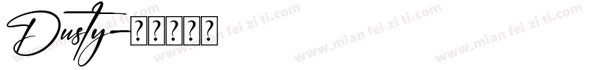 Dusty字体转换