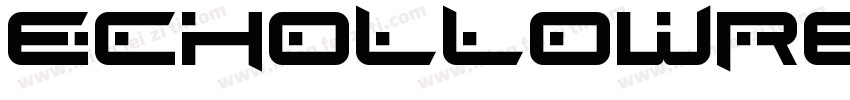 EcHollowRegular-Gxem字体转换