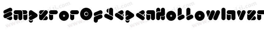 EmperorOfJapanHollowInverse-6rjx字体转换
