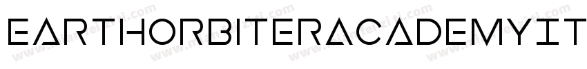 EarthOrbiterAcademyItalic-2aJo字体转换