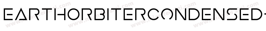 EarthOrbiterCondensed-nzeV字体转换
