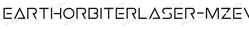 EarthOrbiterLaser-mzeV字体转换