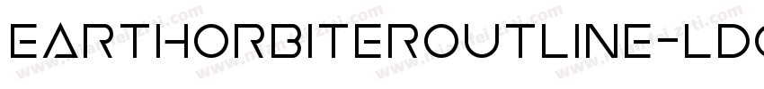 EarthOrbiterOutline-Ld0y字体转换