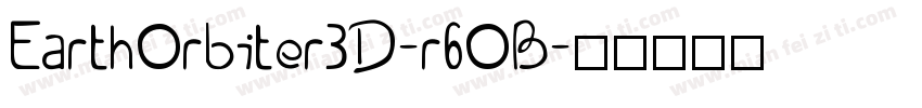 EarthOrbiter3D-r6OB字体转换