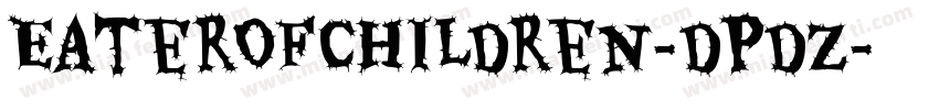 EaterOfChildren-dPdZ字体转换