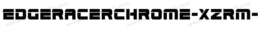EdgeRacerChrome-xzrm字体转换