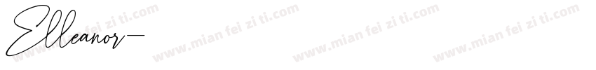 Elleanor字体转换