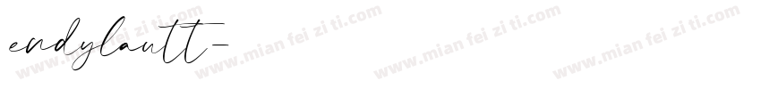 endylautt字体转换