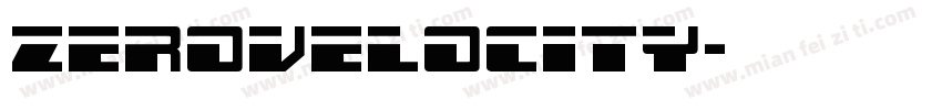 ZeroVelocity字体转换