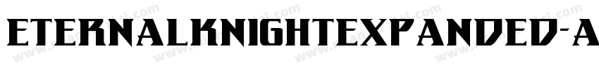 EternalKnightExpanded-AVG2字体转换