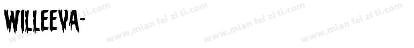 willeeva字体转换