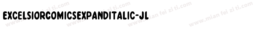 ExcelsiorComicsExpandItalic-JL5m字体转换