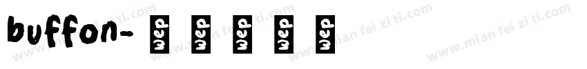 buffon字体转换
