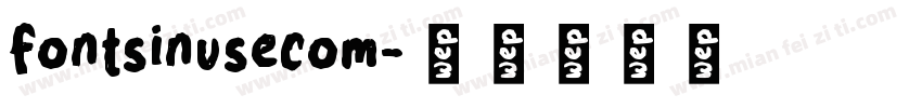fontsinusecom字体转换