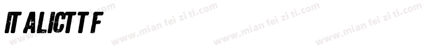 Italicttf字体转换