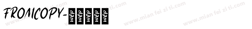 FROMCOPY字体转换