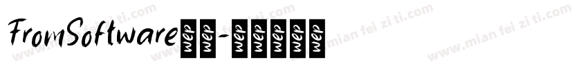 FromSoftware字体字体转换