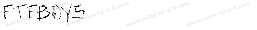 FTFBOYS字体转换