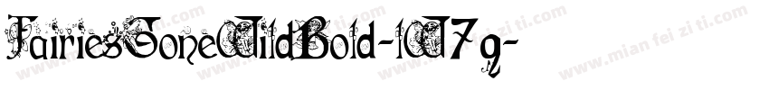 FairiesGoneWildBold-lW7q字体转换