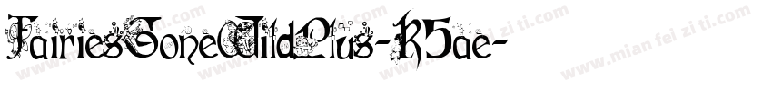 FairiesGoneWildPlus-K5ae字体转换