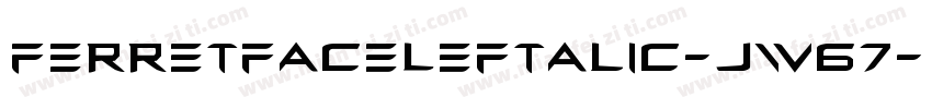 FerretFaceLeftalic-jw67字体转换