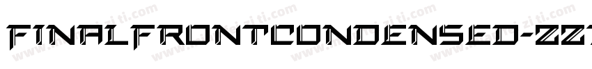 FinalFrontCondensed-zz7w字体转换