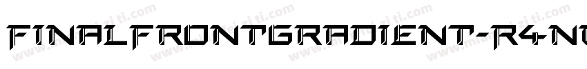 FinalFrontGradient-R4nV字体转换