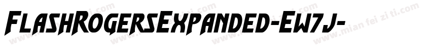 FlashRogersExpanded-Ew7j字体转换