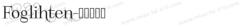 Foglihten字体转换