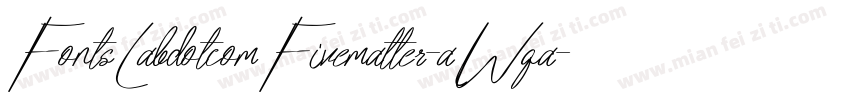 FontsLabdotcomFivematter-aWqa字体转换