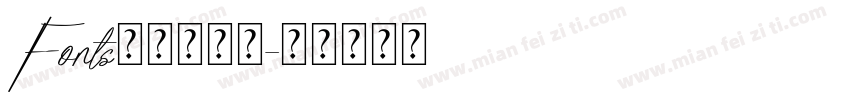 Fonts航天遨游体字体转换