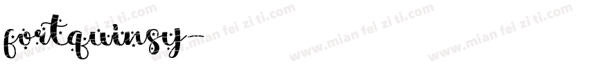 fortquinsy字体转换