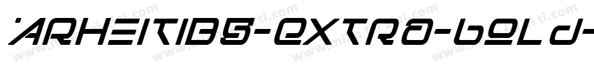 ARHeitiB5-Extra-bold字体转换