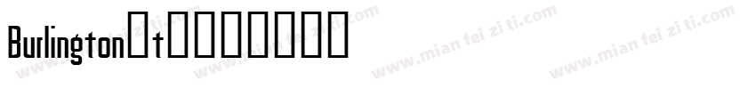 BurlingtonStd字体转换