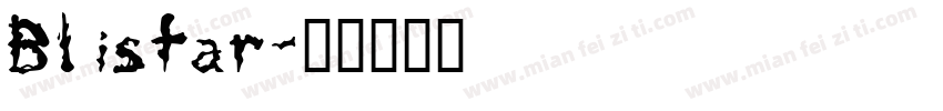 Blistar字体转换