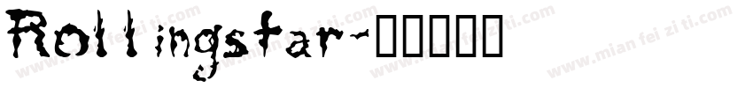 Rollingstar字体转换