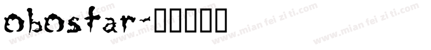 obostar字体转换