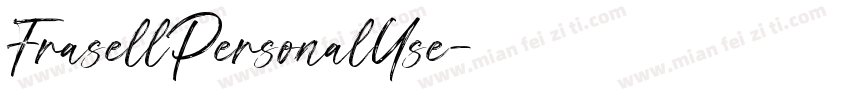 FrasellPersonalUse字体转换