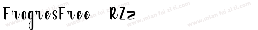 FrogresFree-0RZz字体转换