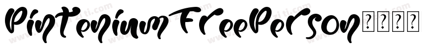 PinteniumFreePerson字体转换