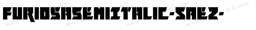 FuriosaSemiItalic-5AeZ字体转换