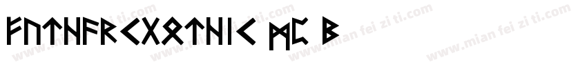 FutharkGothic-MpvB字体转换