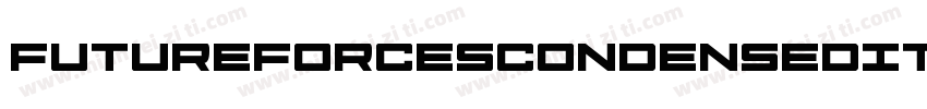 FutureForcesCondensedItalic-03BP字体转换