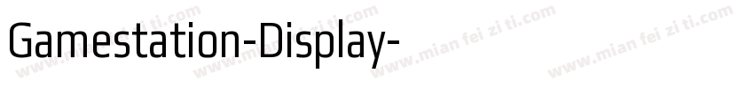 Gamestation-Display字体转换