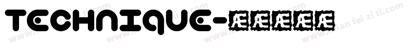 Technique字体转换