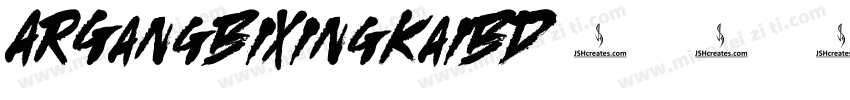 ARGangBiXingKaiBD字体转换