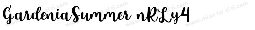 GardeniaSummer-nRLy4字体转换